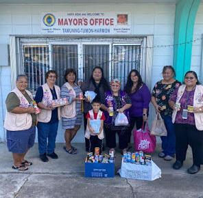 Guahan Isan Famagu'on Lions Club donates to Tamuning Mayor's Office